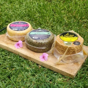Tabla de quesos de cabra extremeños